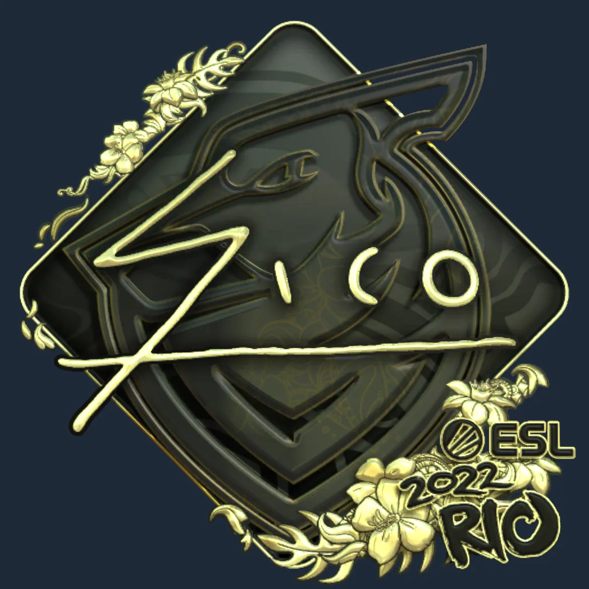 Sticker | Sico (Gold) | Rio 2022
