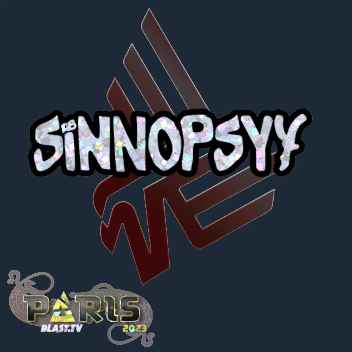 Sticker | sinnopsyy (Glitter) | Paris 2023