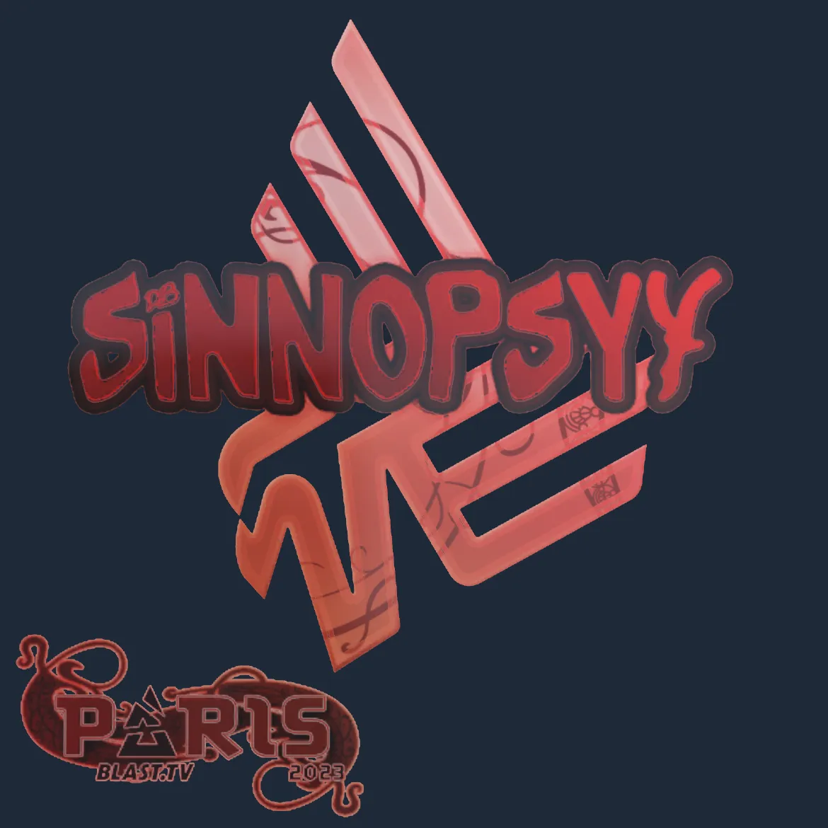 Sticker | sinnopsyy (Holo) | Paris 2023