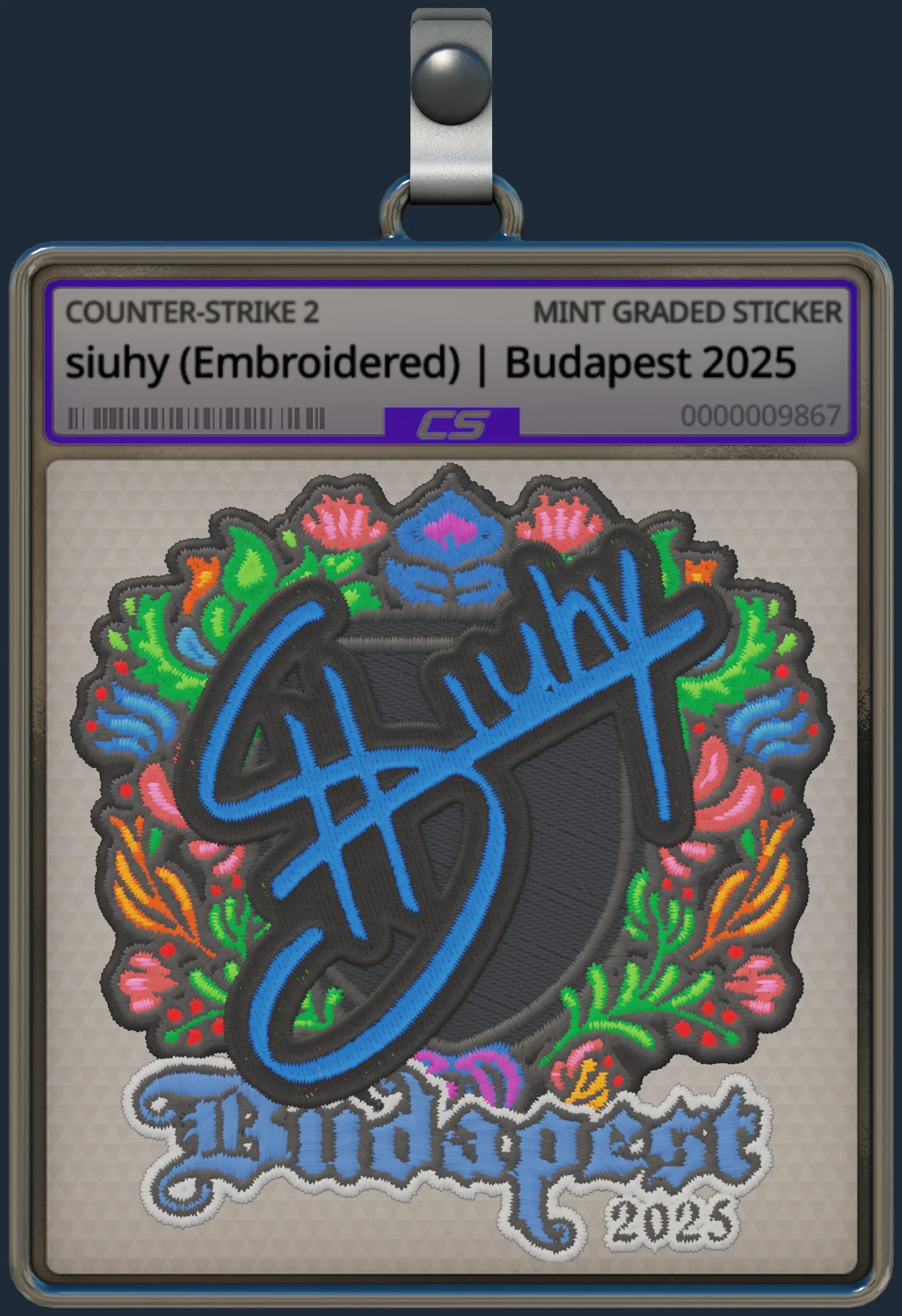 Sticker | siuhy (Embroidered) | Budapest 2025
