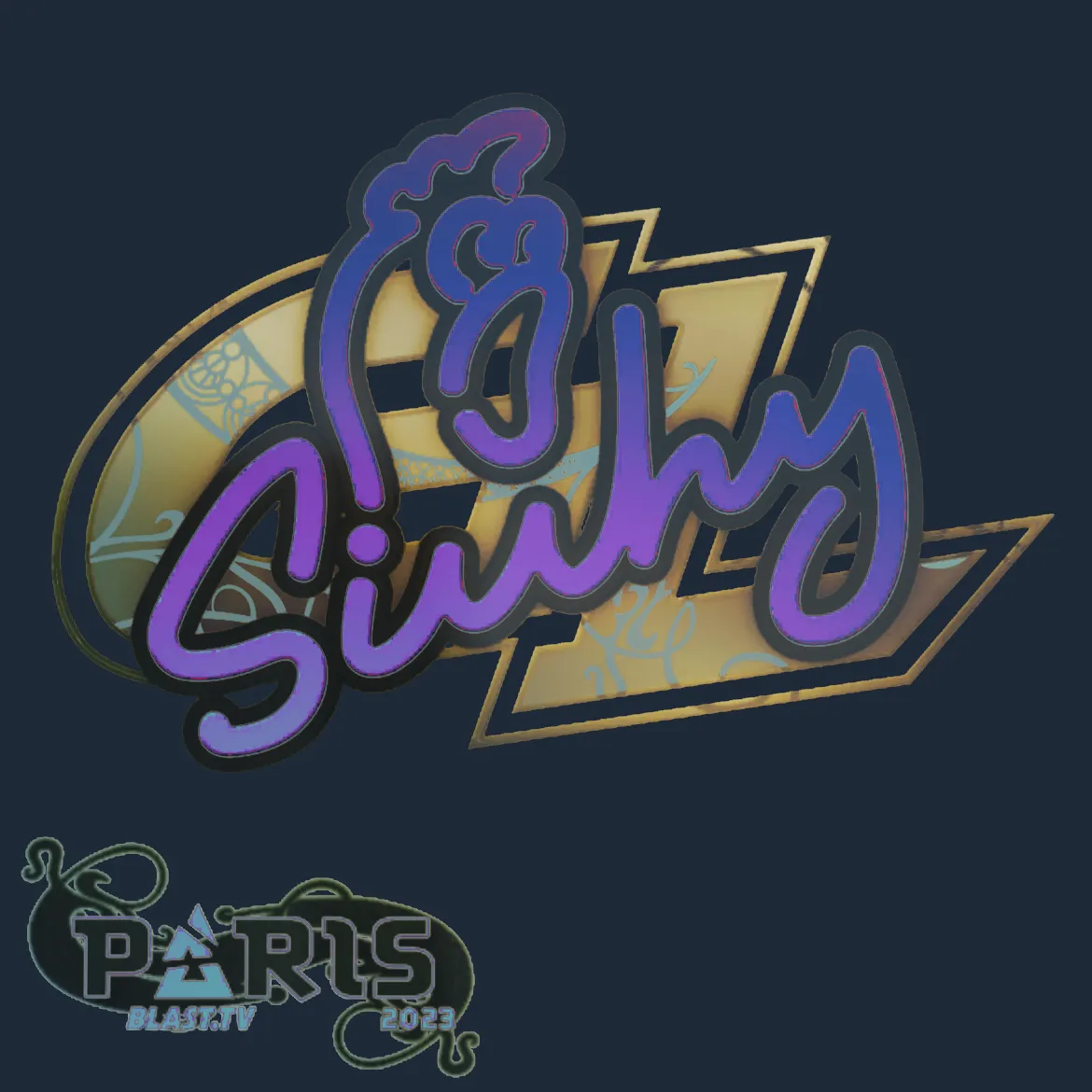 Sticker | siuhy (Holo) | Paris 2023