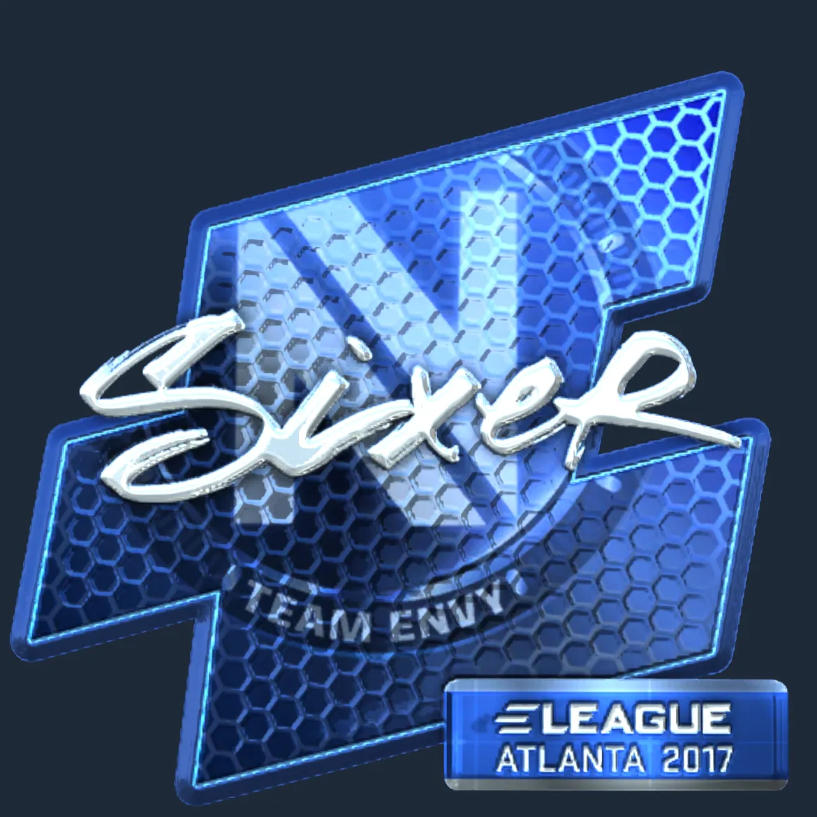 Sticker | SIXER (Foil) | Atlanta 2017