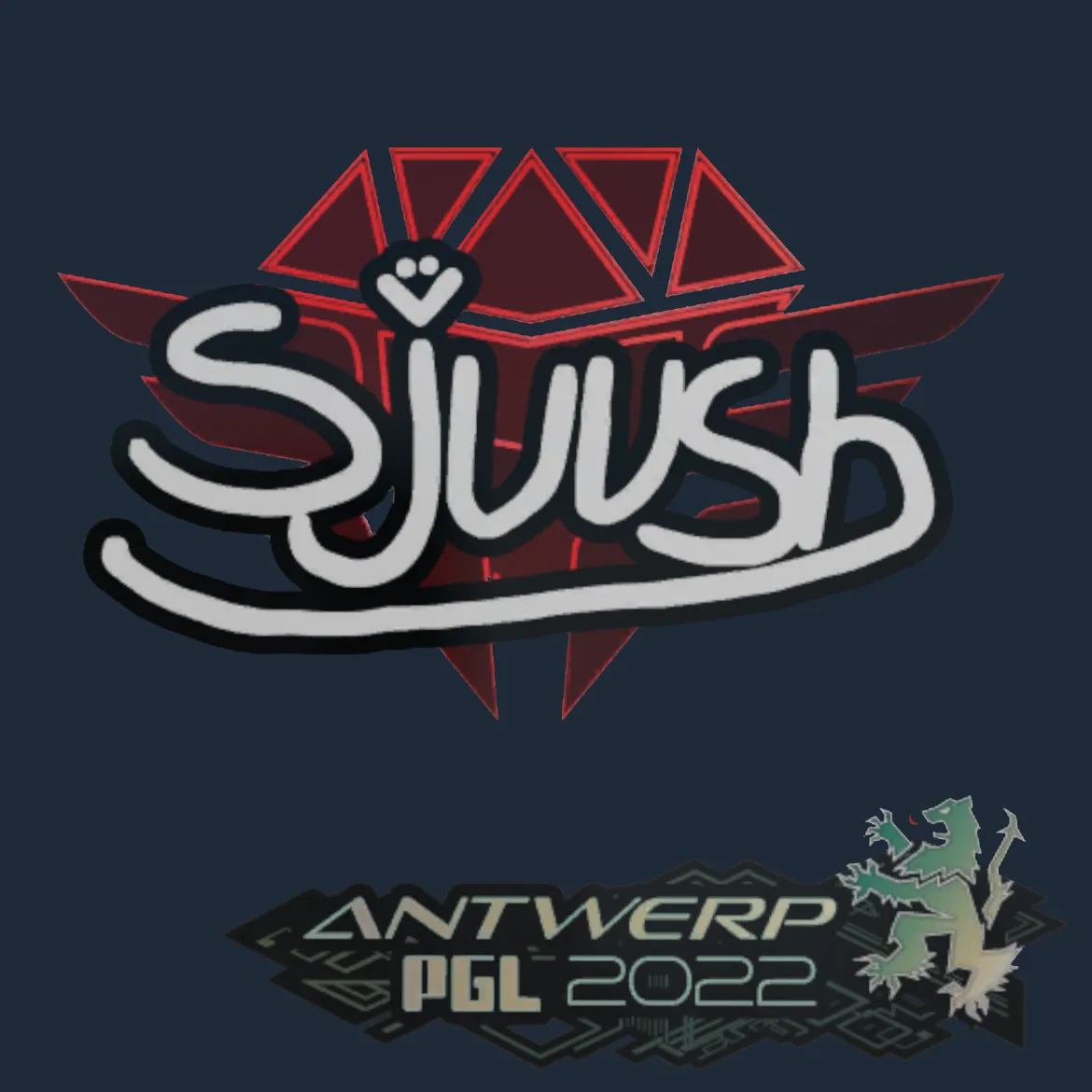 Sticker | sjuush | Antwerp 2022