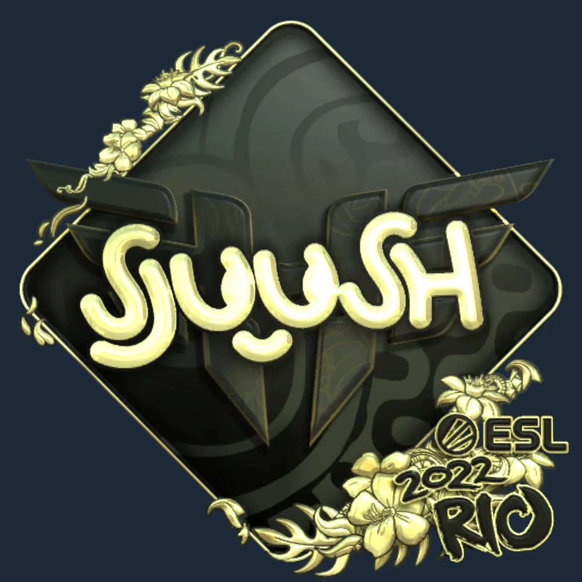 Sticker | sjuush (Gold) | Rio 2022