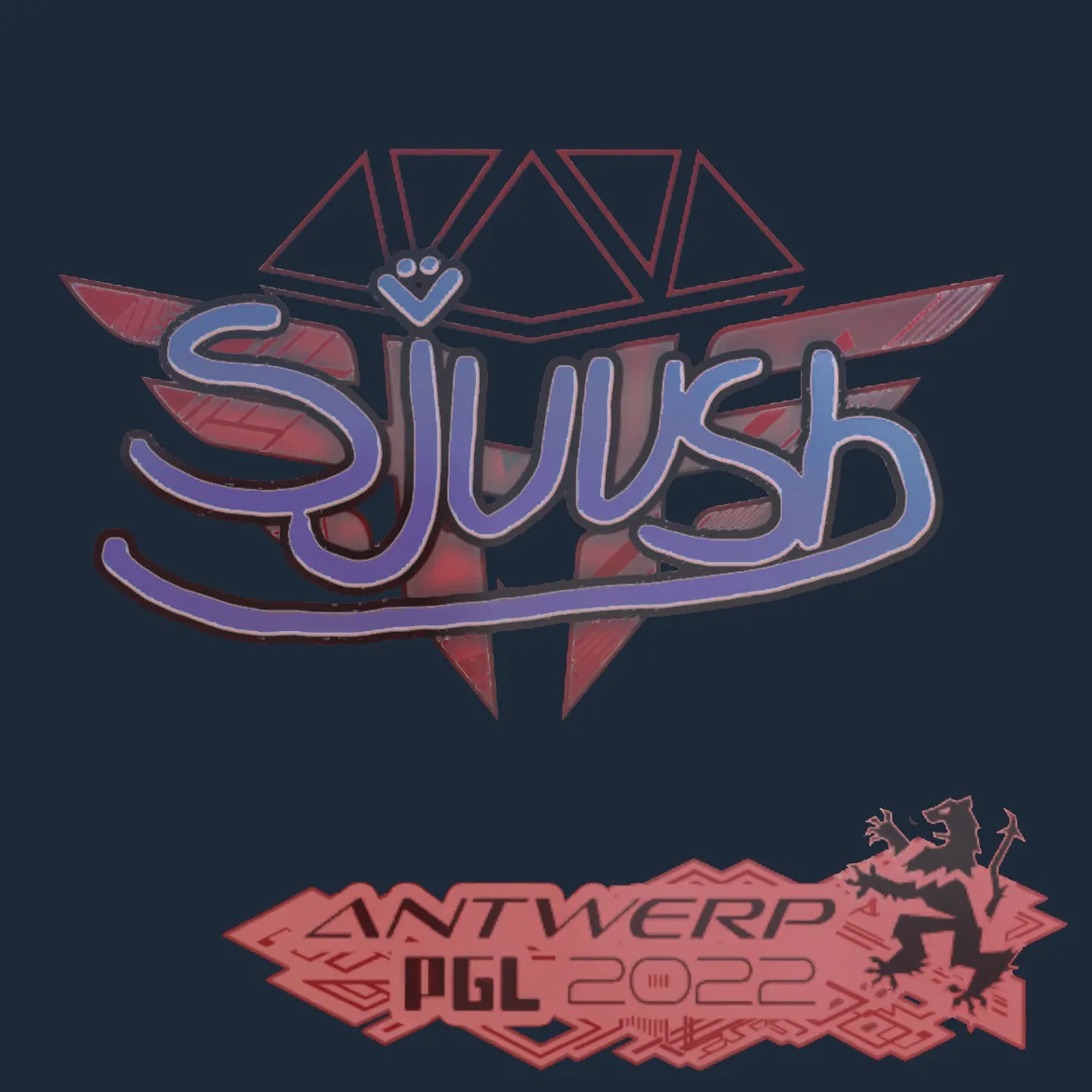 Sticker | sjuush (Holo) | Antwerp 2022