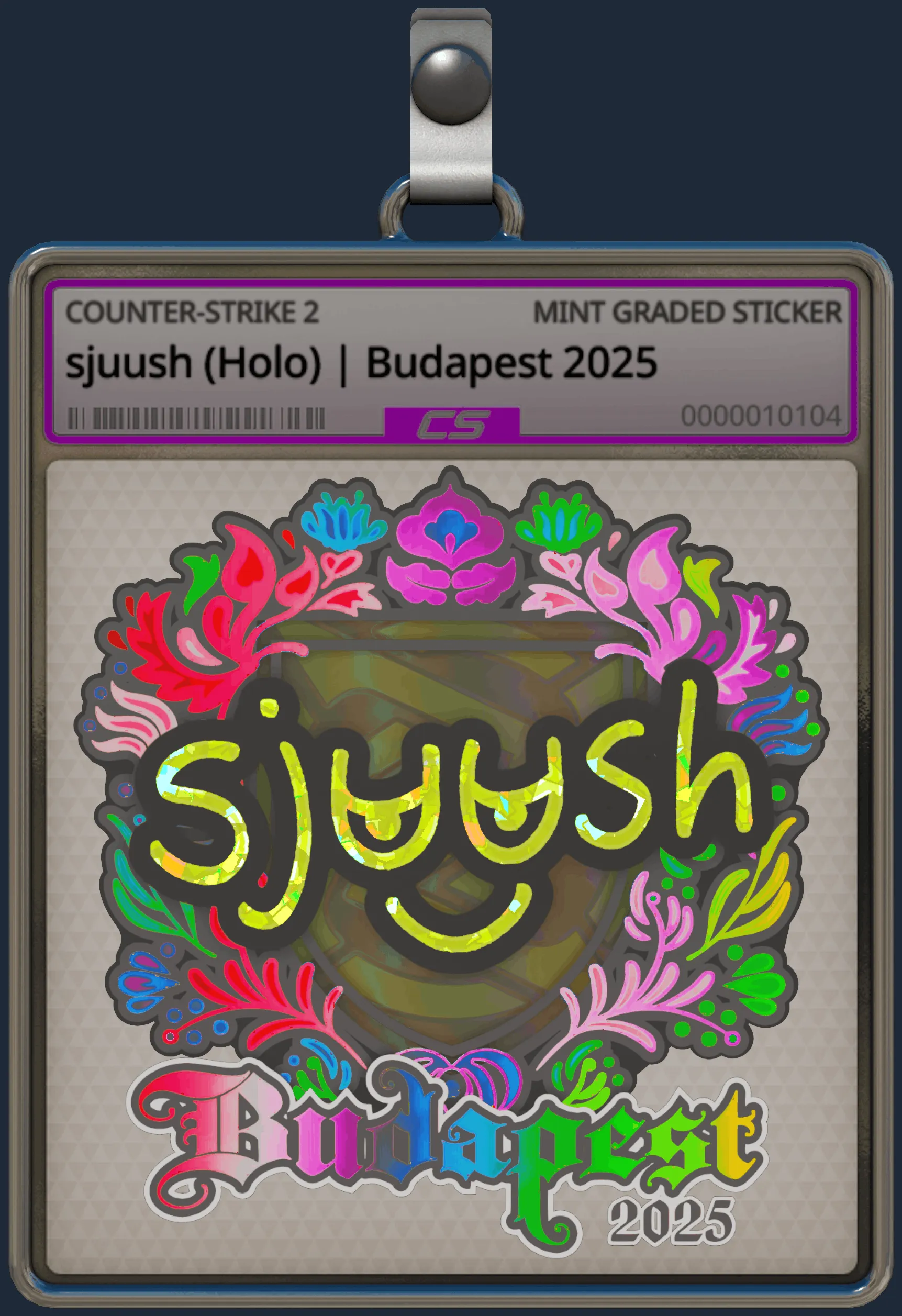 Sticker | sjuush (Holo) | Budapest 2025