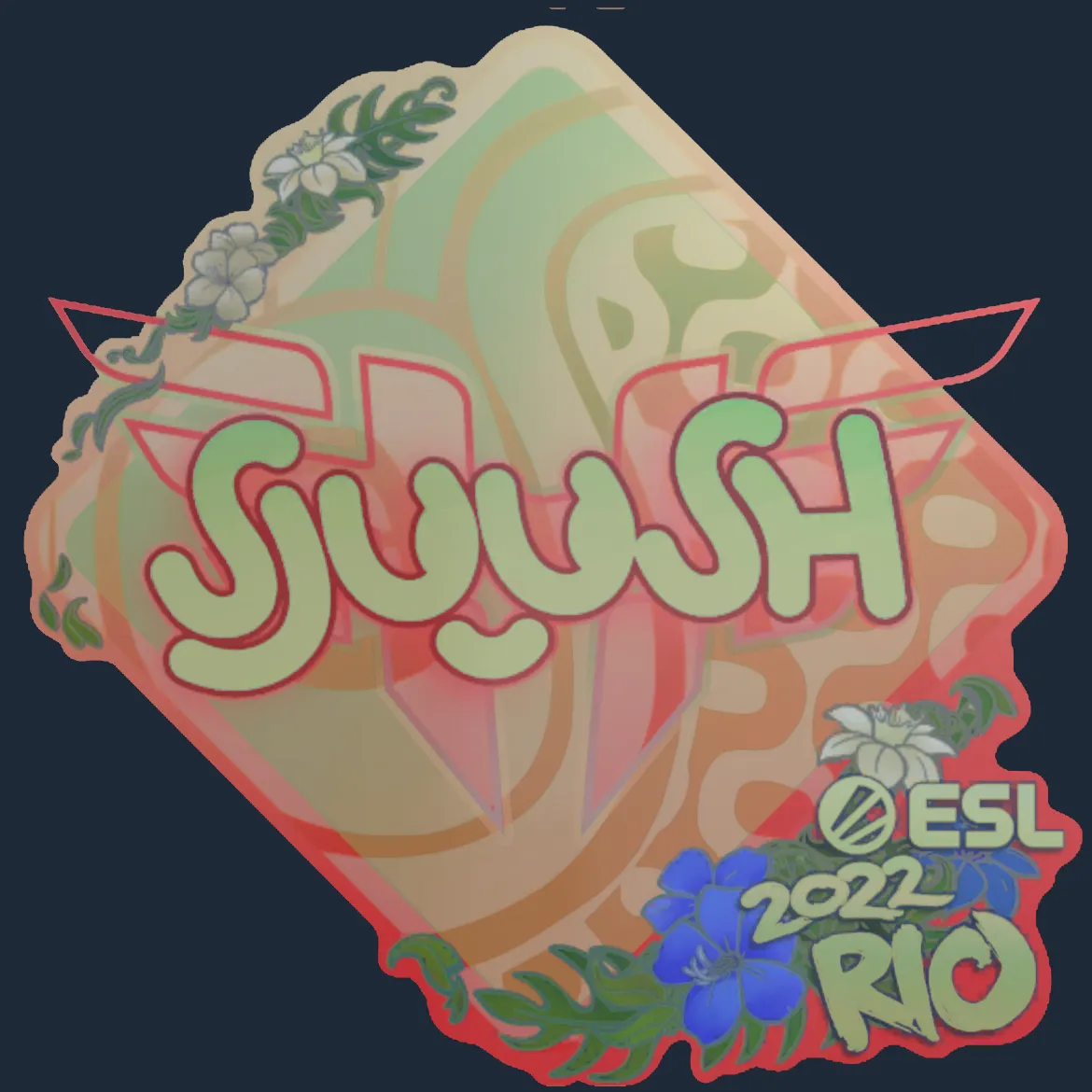 Sticker | sjuush (Holo) | Rio 2022