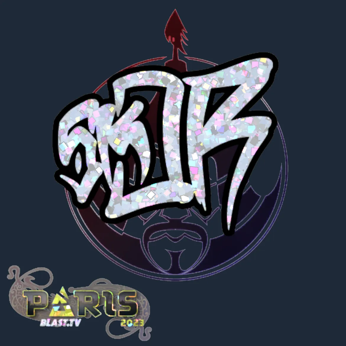 Sticker | sk0R (Glitter) | Paris 2023