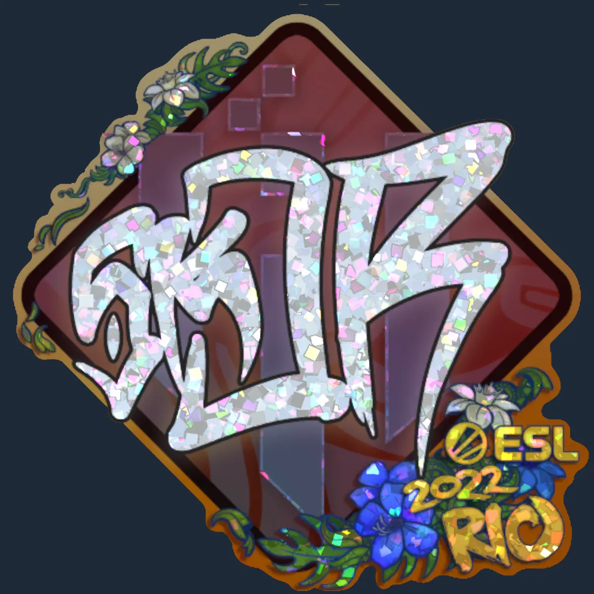 Sticker | sk0R (Glitter) | Rio 2022