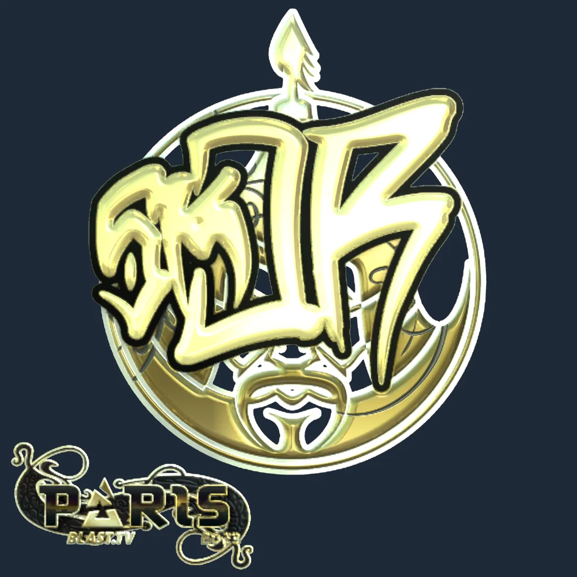 Sticker | sk0R (Gold) | Paris 2023