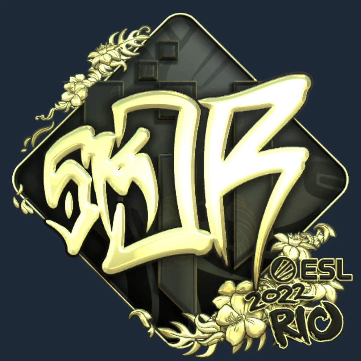 Sticker | sk0R (Gold) | Rio 2022