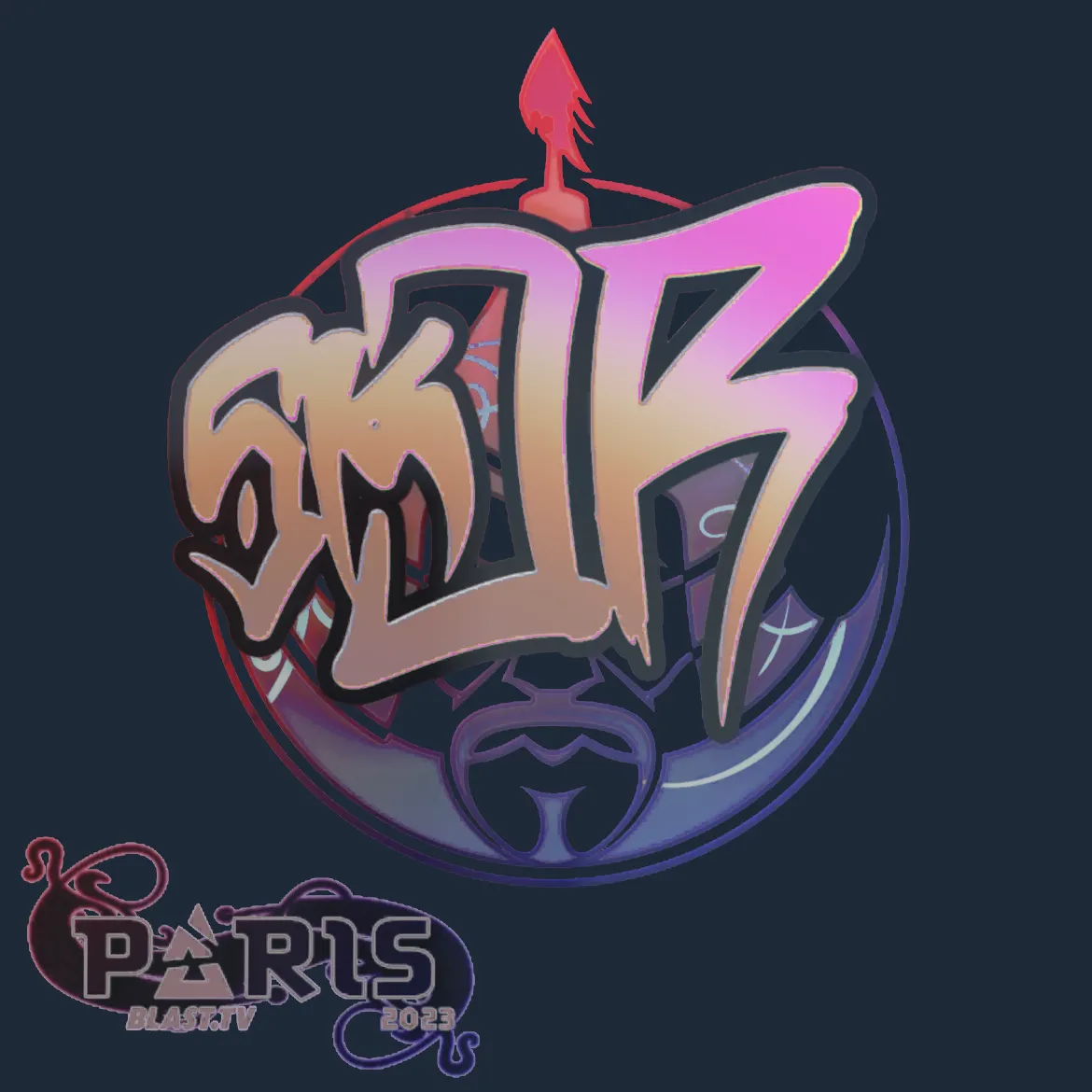 Sticker | sk0R (Holo) | Paris 2023
