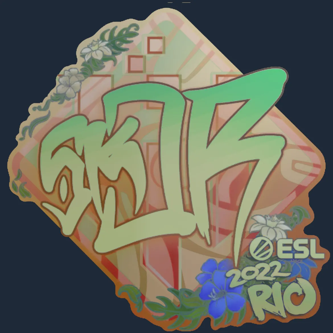 Sticker | sk0R (Holo) | Rio 2022
