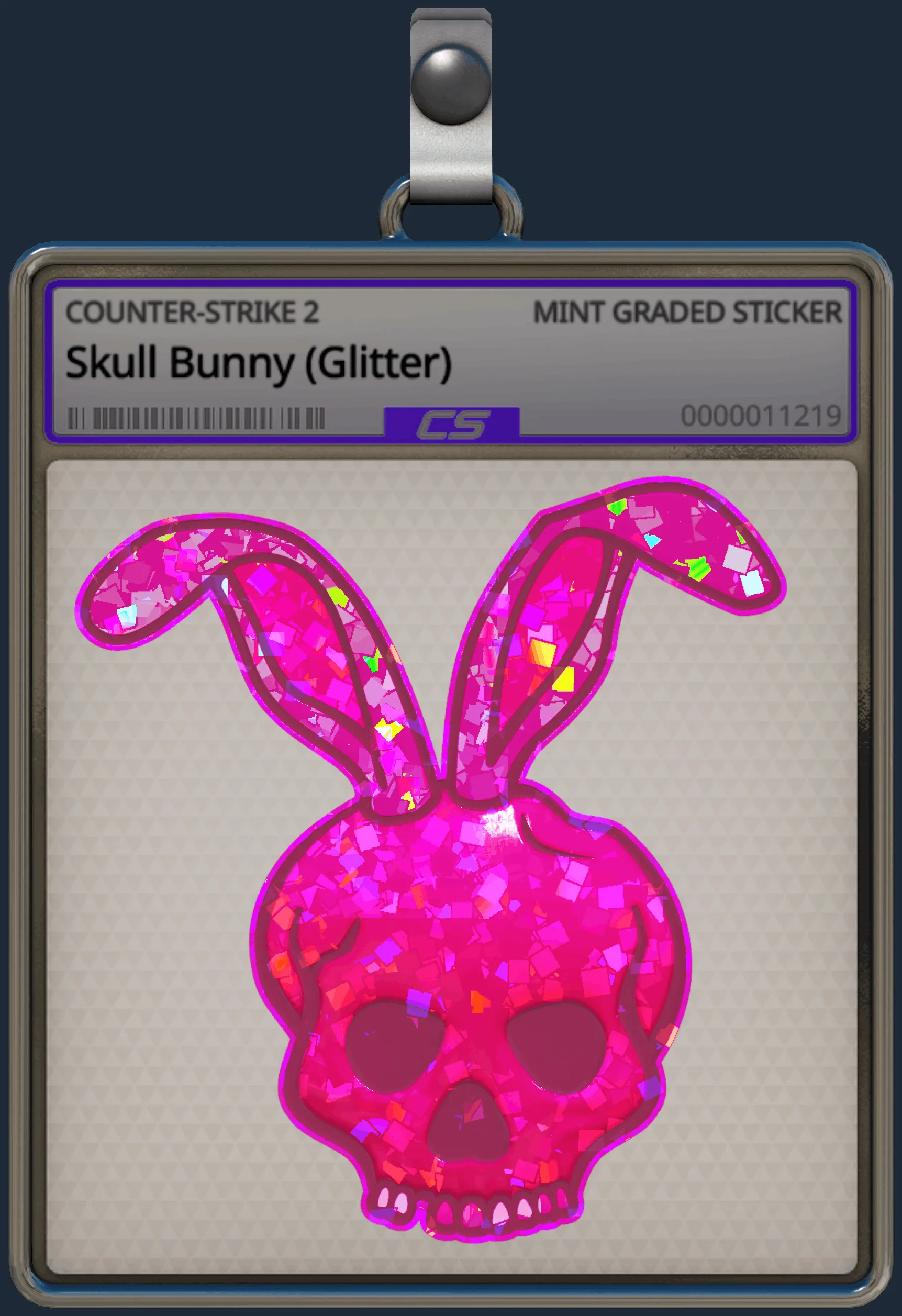 Sticker | Skull Bunny (Glitter) Sticker | Skull Bunny (Glitter)