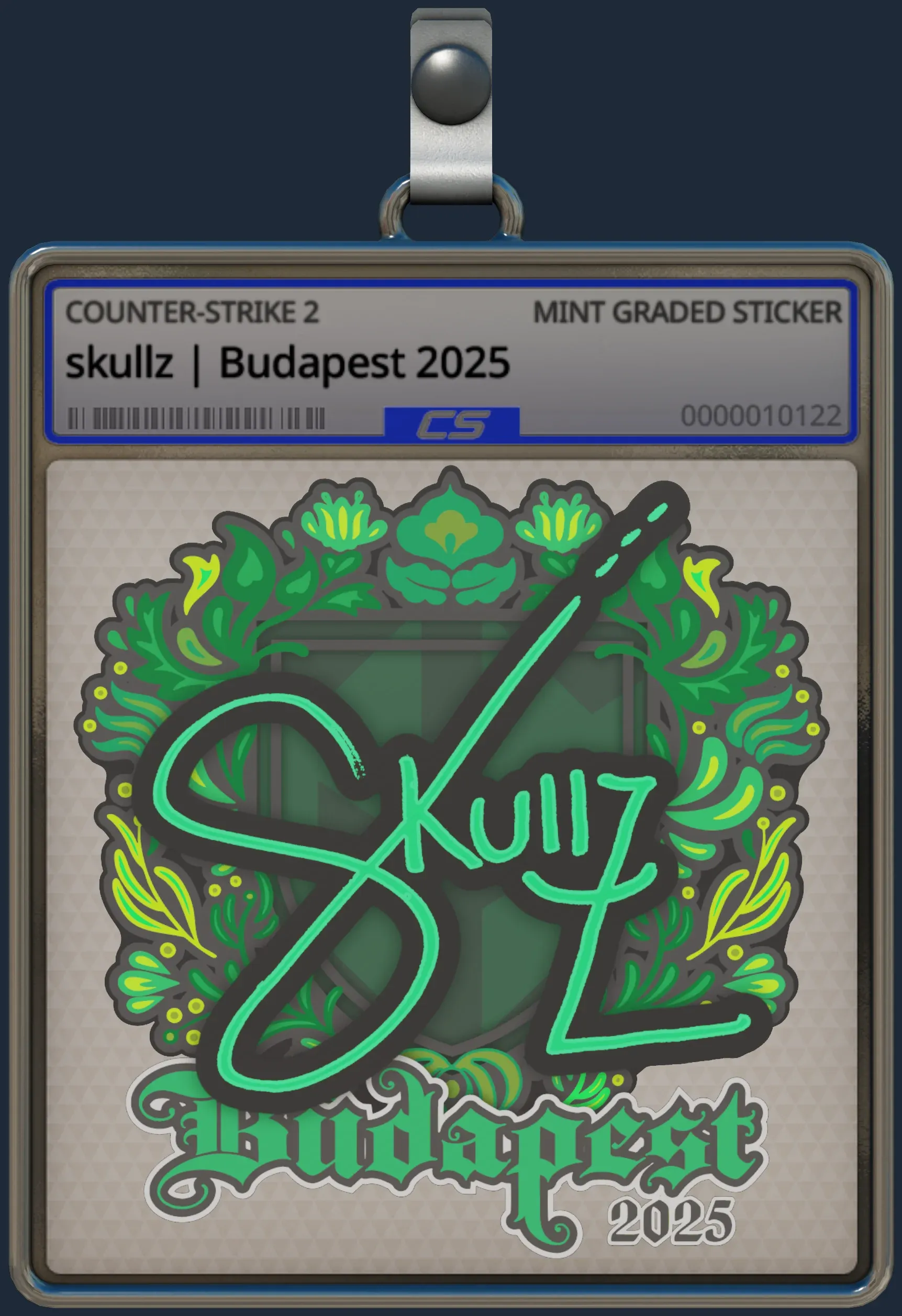 Sticker | skullz | Budapest 2025