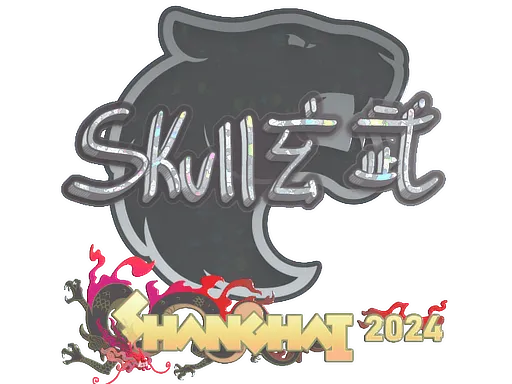 Sticker | skullz (Glitter) | Shanghai 2024