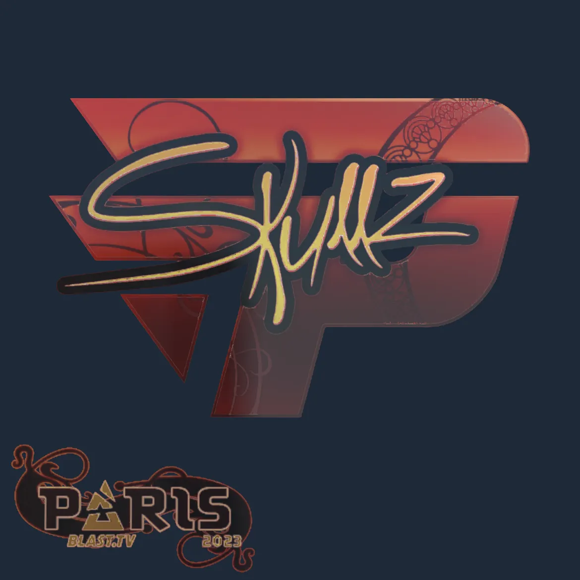 Sticker | skullz (Holo) | Paris 2023