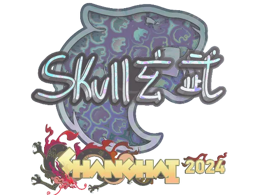 Sticker | skullz (Holo) | Shanghai 2024