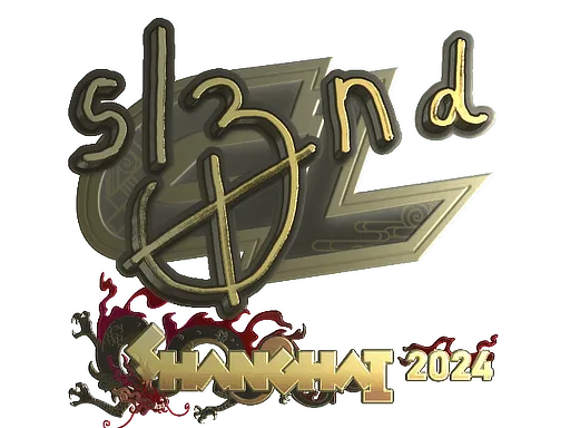 Sticker | sl3nd (Gold) | Shanghai 2024
