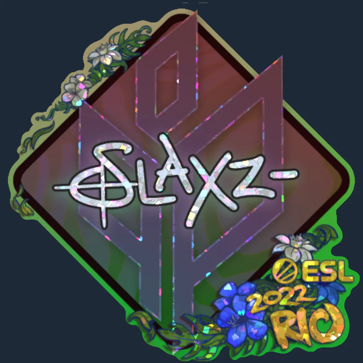 Sticker | slaxz- (Glitter) | Rio 2022