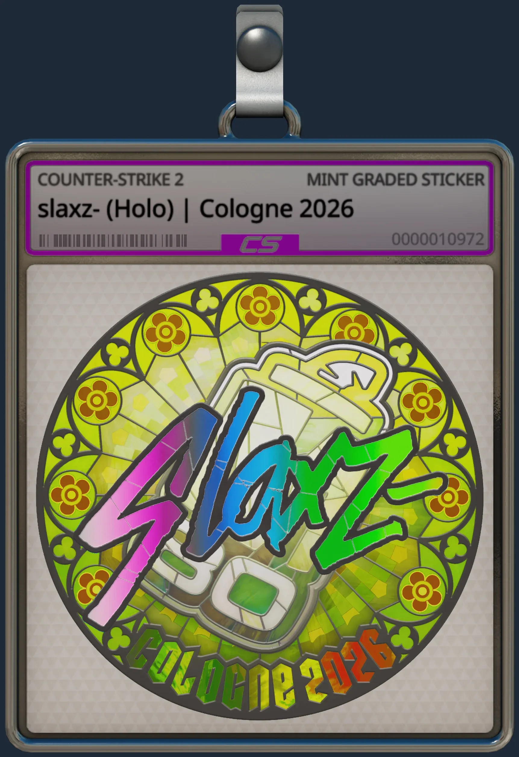 Sticker | slaxz- (Holo) | Cologne 2026 Sticker | slaxz- (Holo) | Cologne 2026