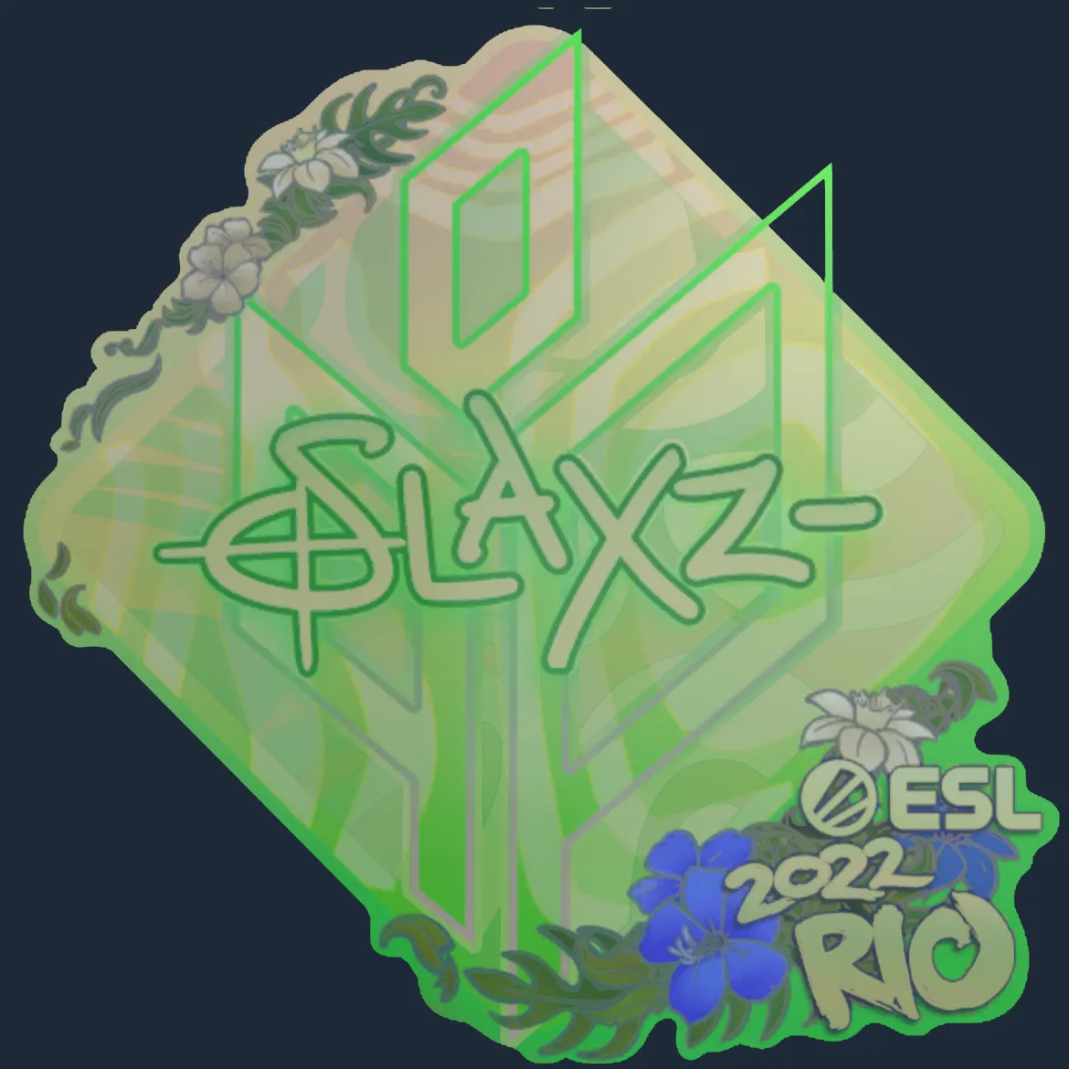 Sticker | slaxz- (Holo) | Rio 2022