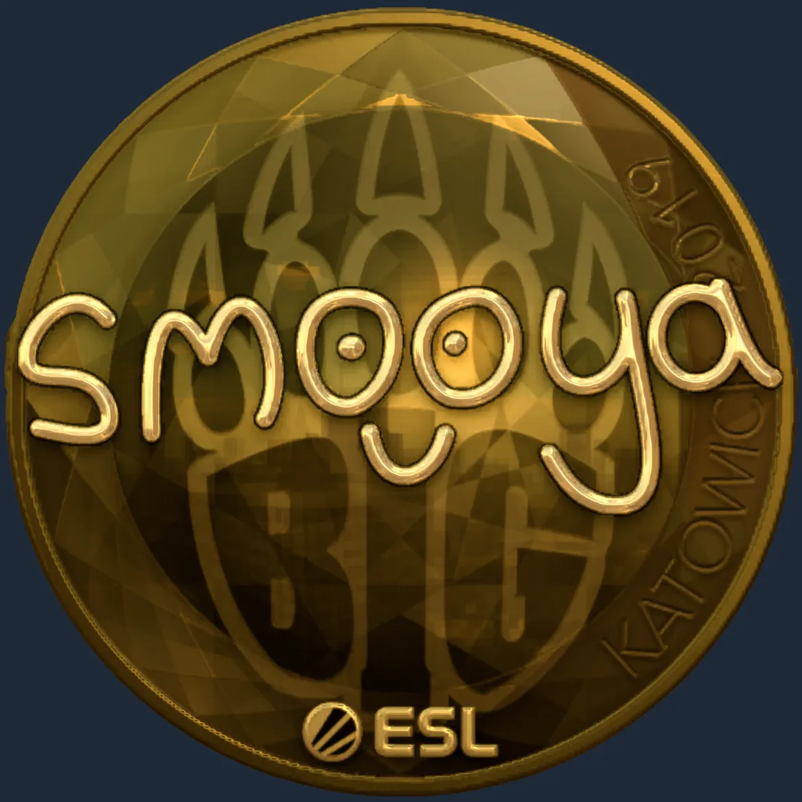 Sticker | smooya (Gold) | Katowice 2019