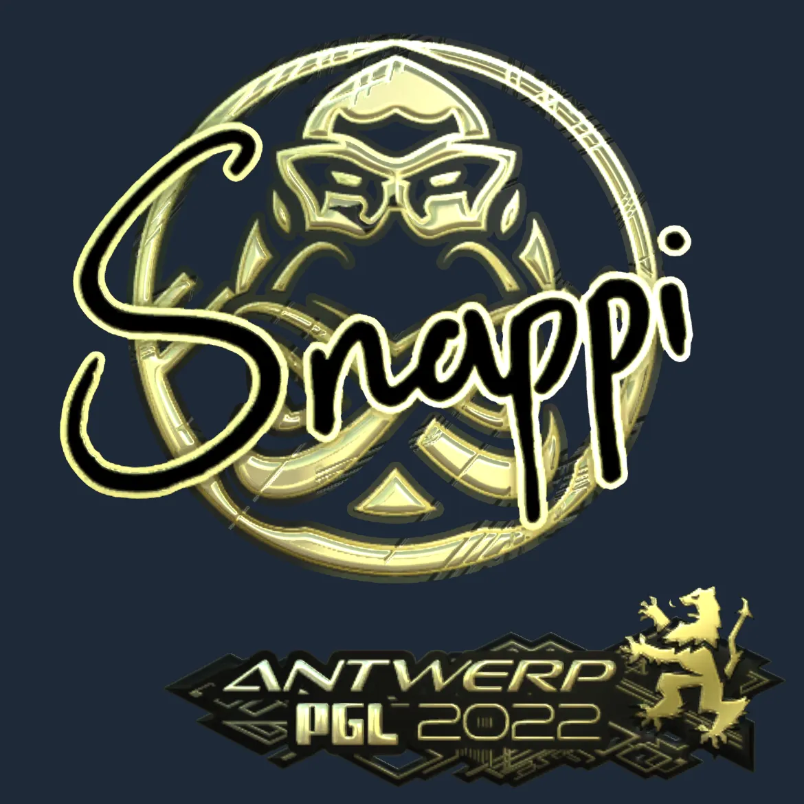 Sticker | Snappi (Gold) | Antwerp 2022