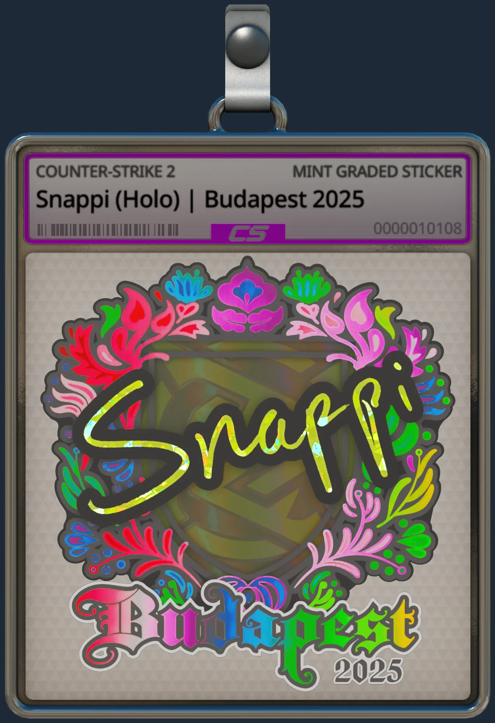 Sticker | Snappi (Holo) | Budapest 2025