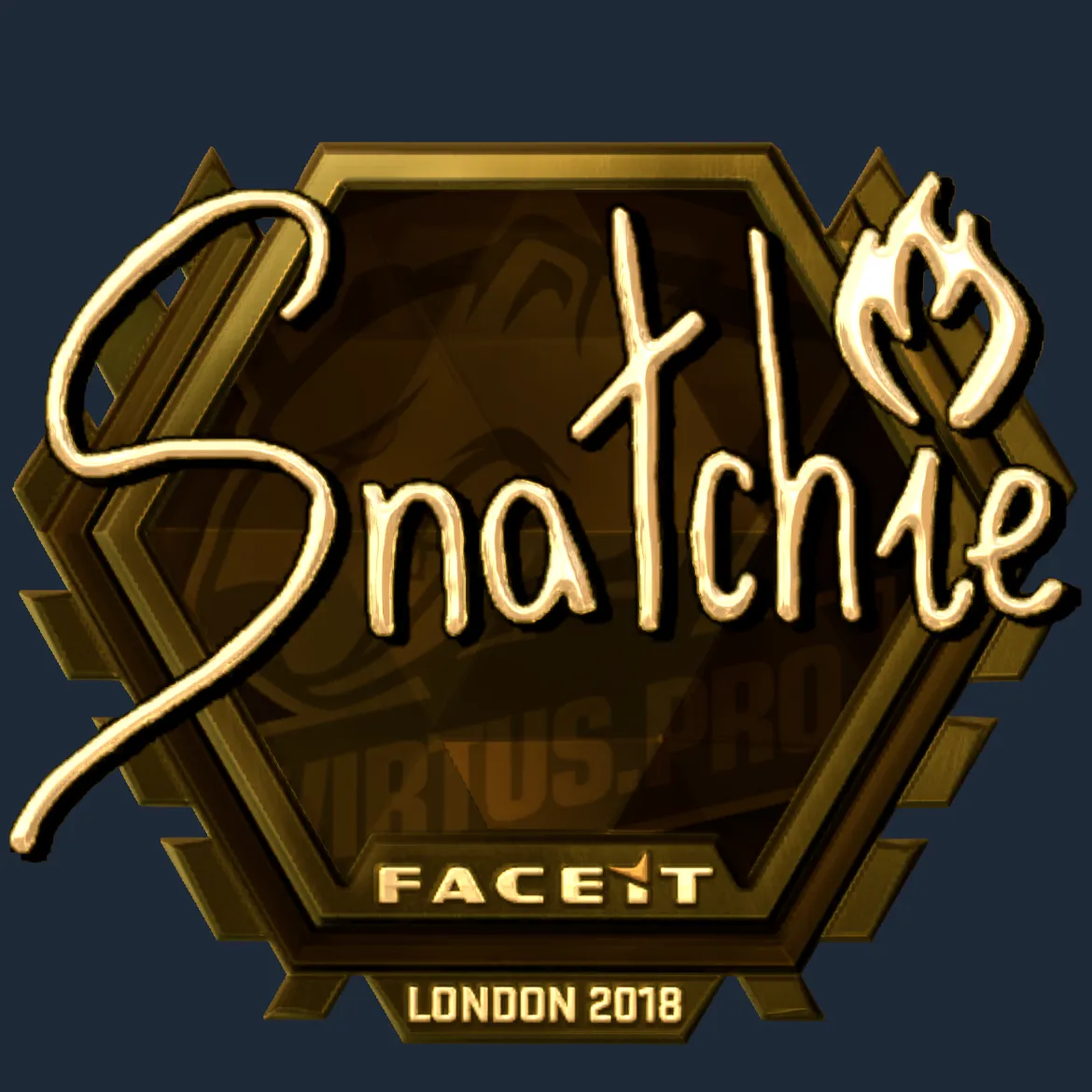Sticker | snatchie (Gold) | London 2018