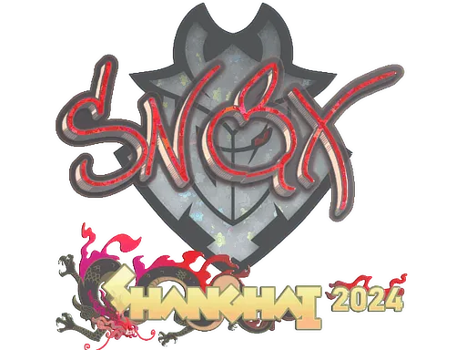 Sticker | Snax (Glitter) | Shanghai 2024
