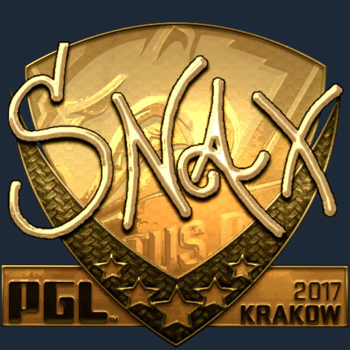Sticker | Snax (Gold) | Krakow 2017