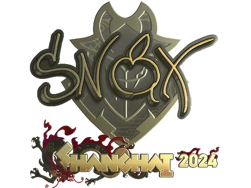 Sticker | Snax (Gold) | Shanghai 2024