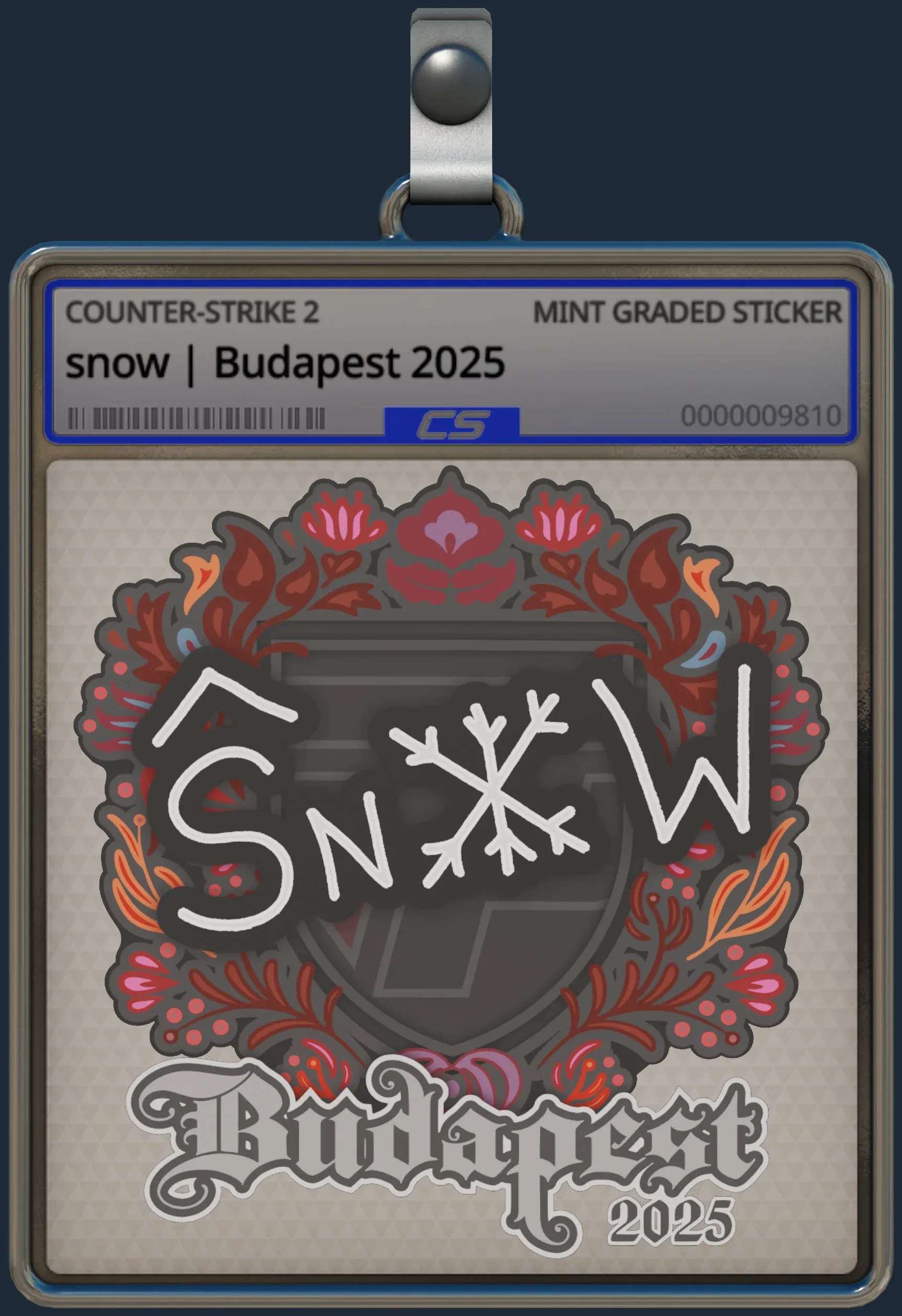 Sticker | snow | Budapest 2025 Sticker | snow | Budapest 2025