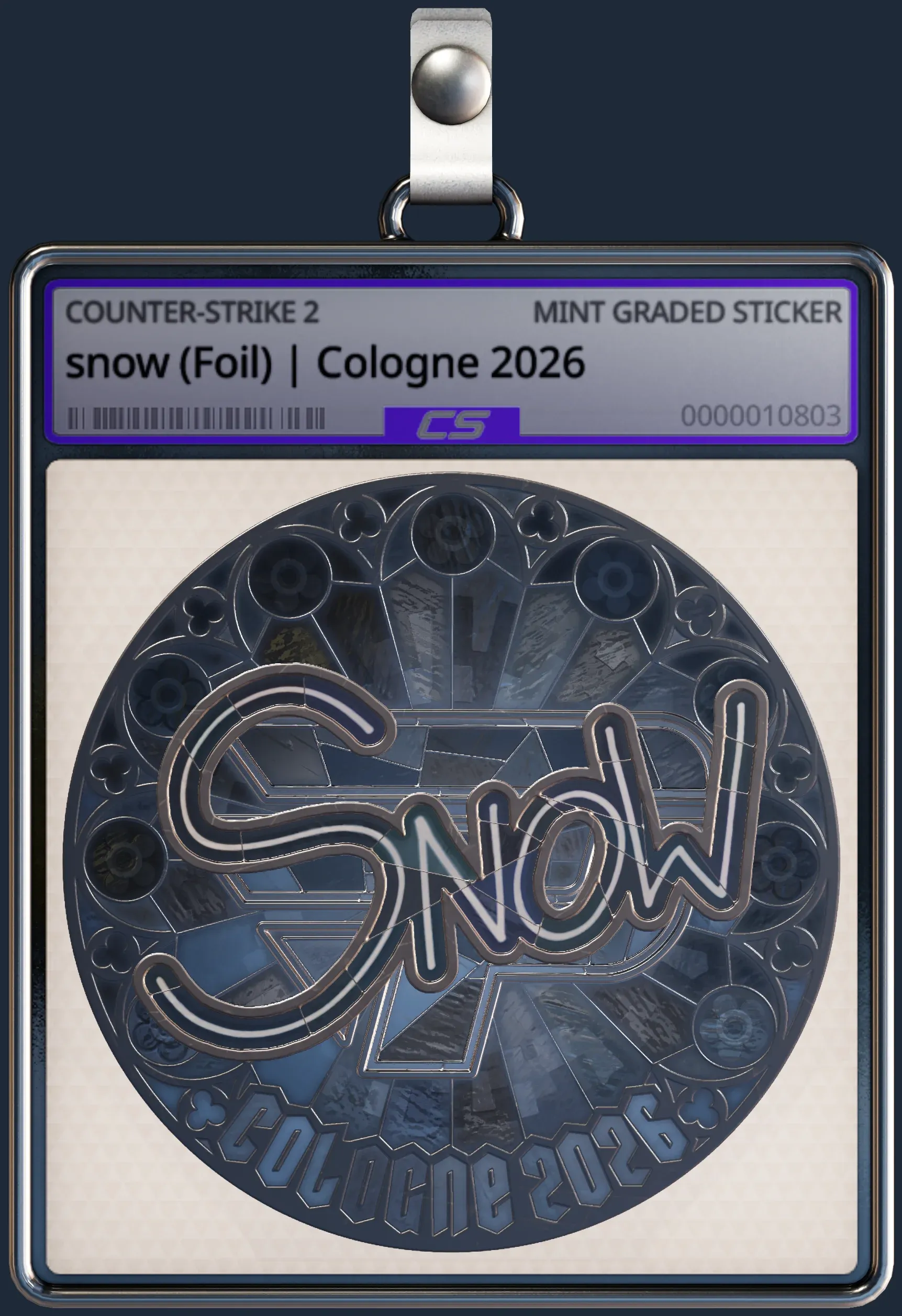 Sticker | snow (Foil) | Cologne 2026