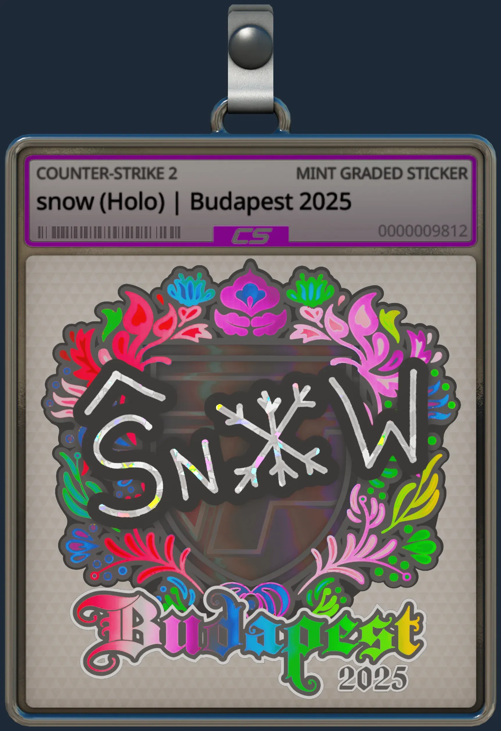 Sticker | snow (Holo) | Budapest 2025