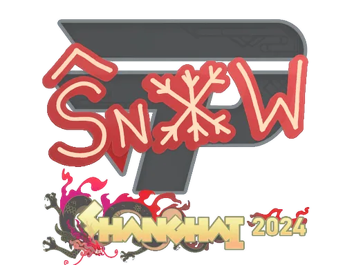 Sticker | snow | Shanghai 2024