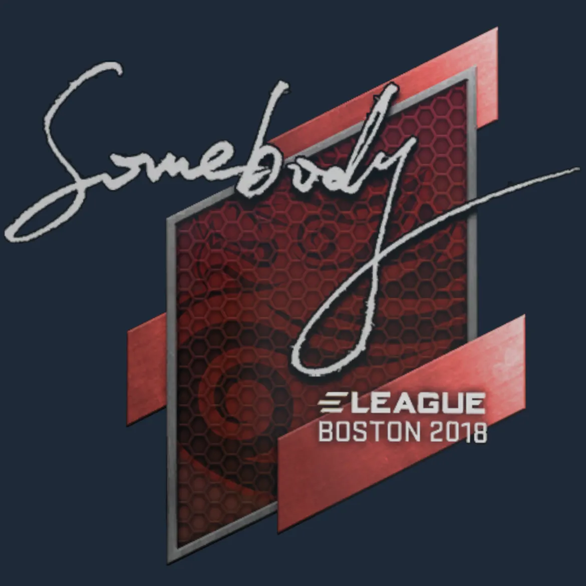 Sticker | somebody | Boston 2018