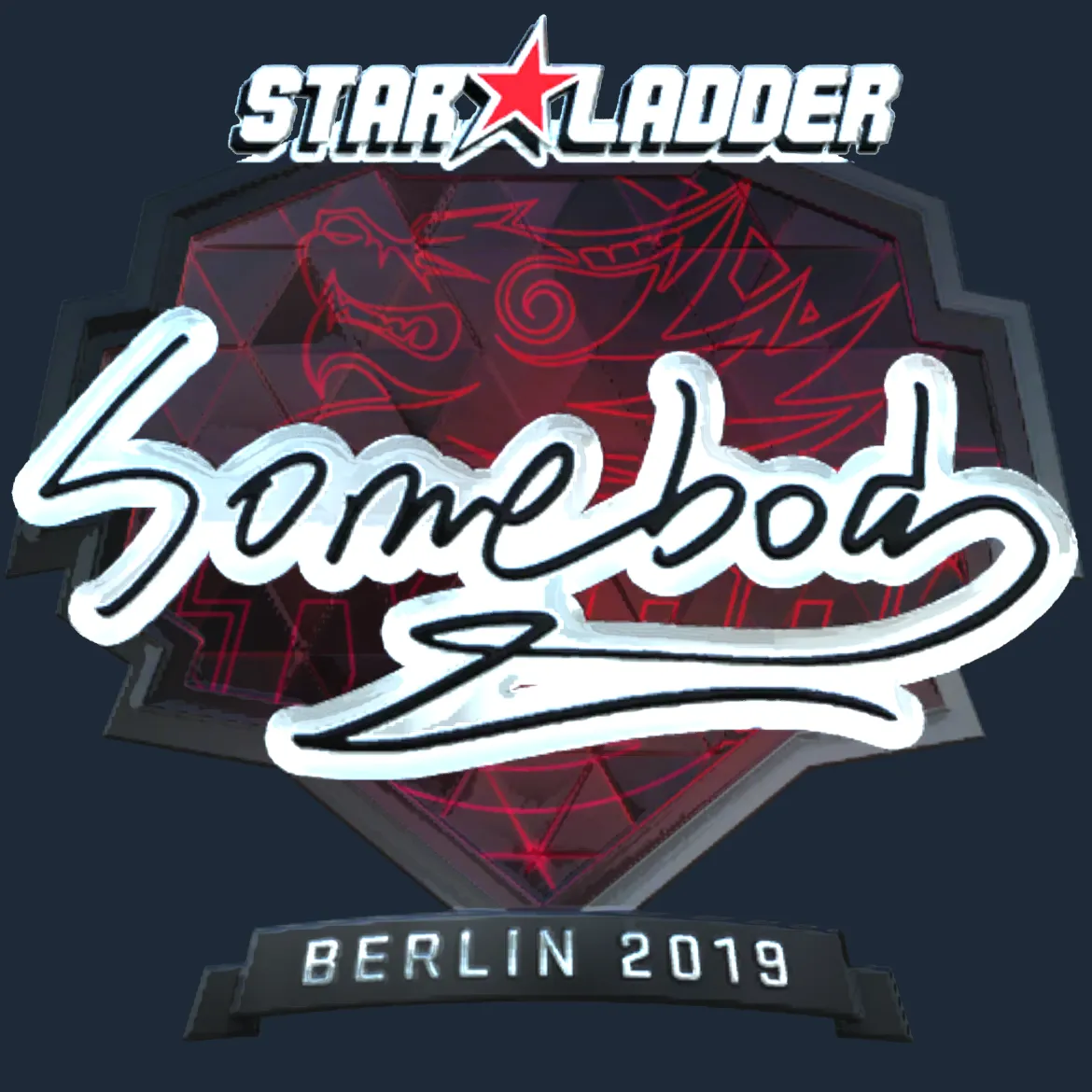 Sticker | somebody (Foil) | Berlin 2019