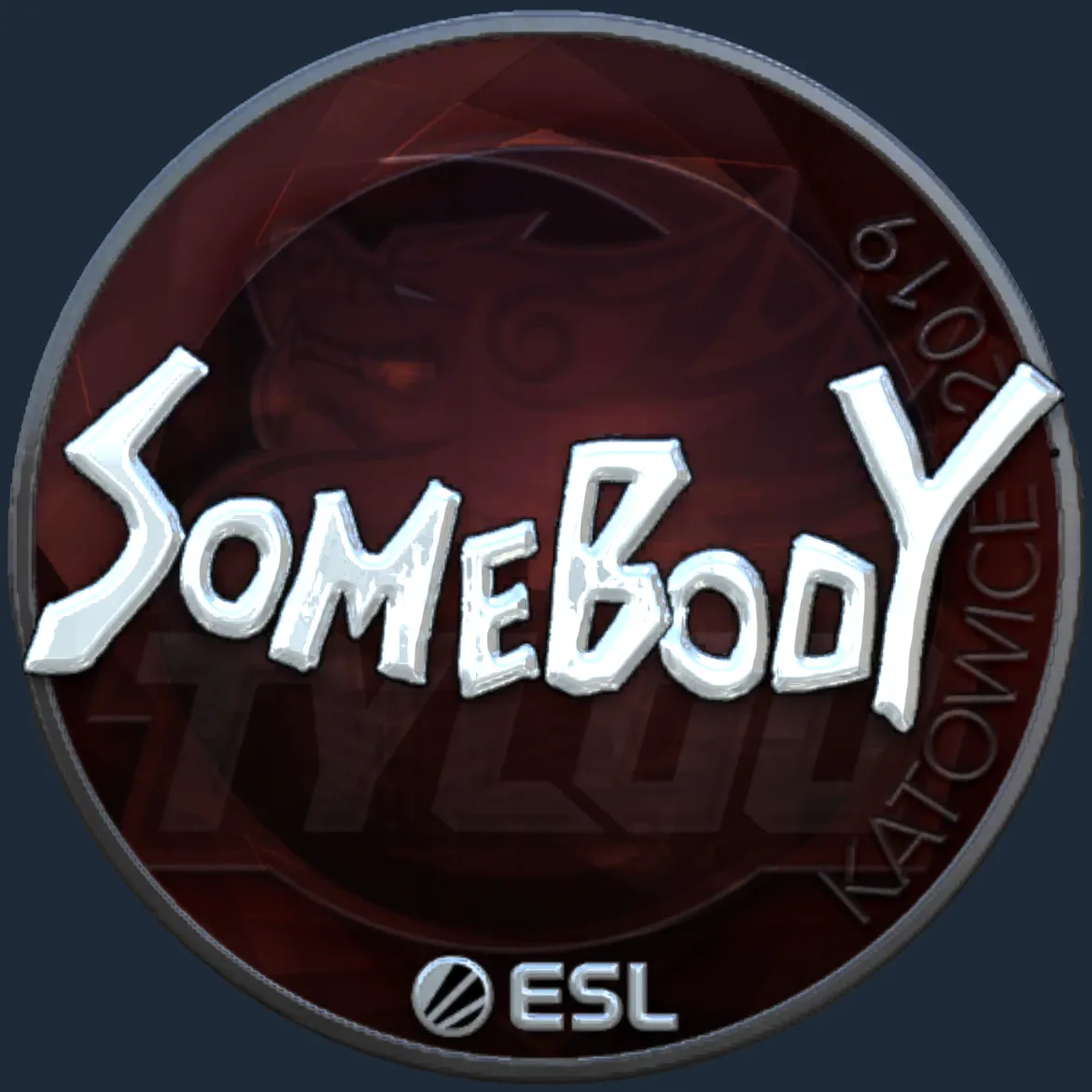 Sticker | somebody (Foil) | Katowice 2019