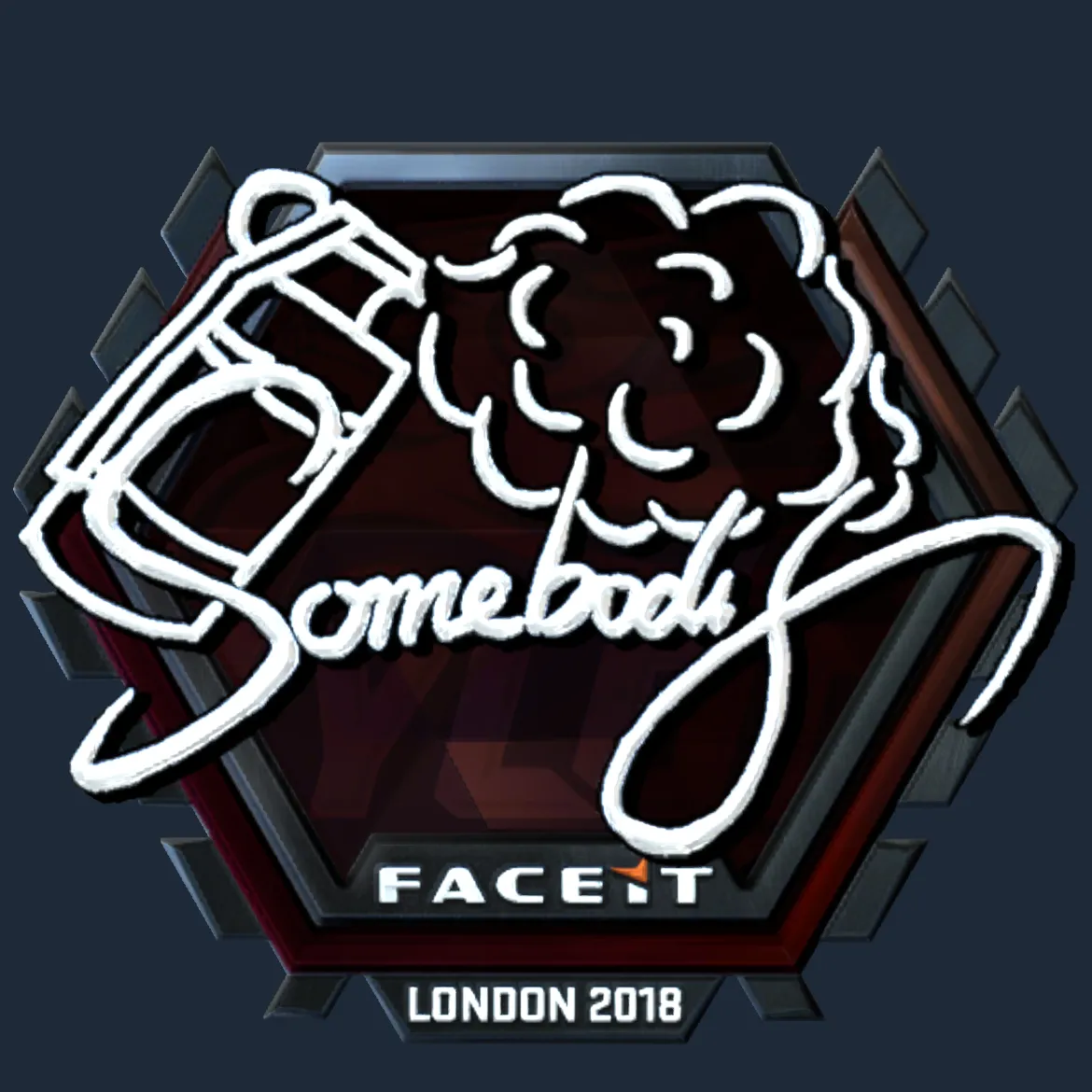 Sticker | somebody (Foil) | London 2018