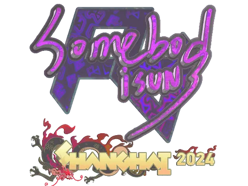 Sticker | somebody (Holo) | Shanghai 2024