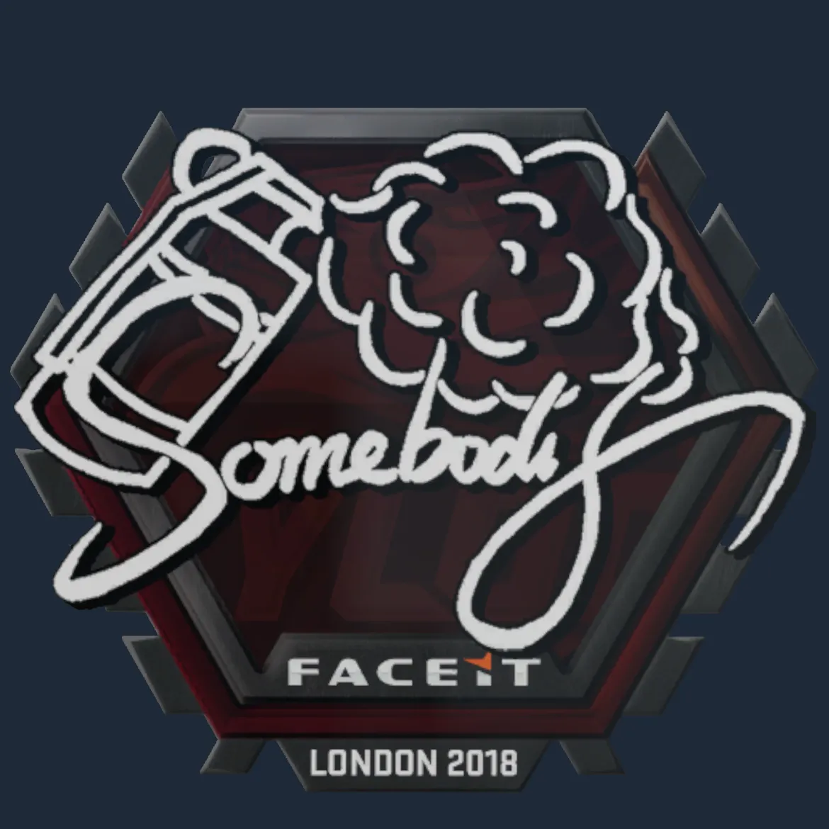Sticker | somebody | London 2018