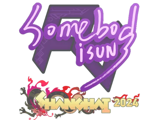 Sticker | somebody | Shanghai 2024