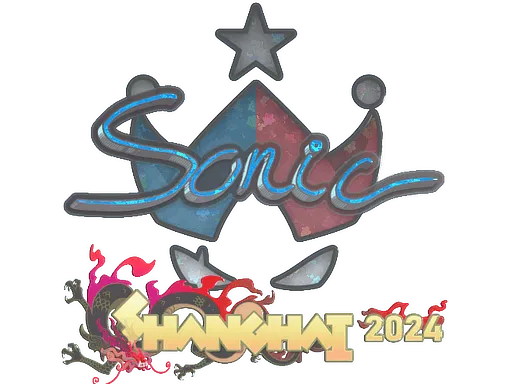 Sticker | Sonic (Glitter) | Shanghai 2024