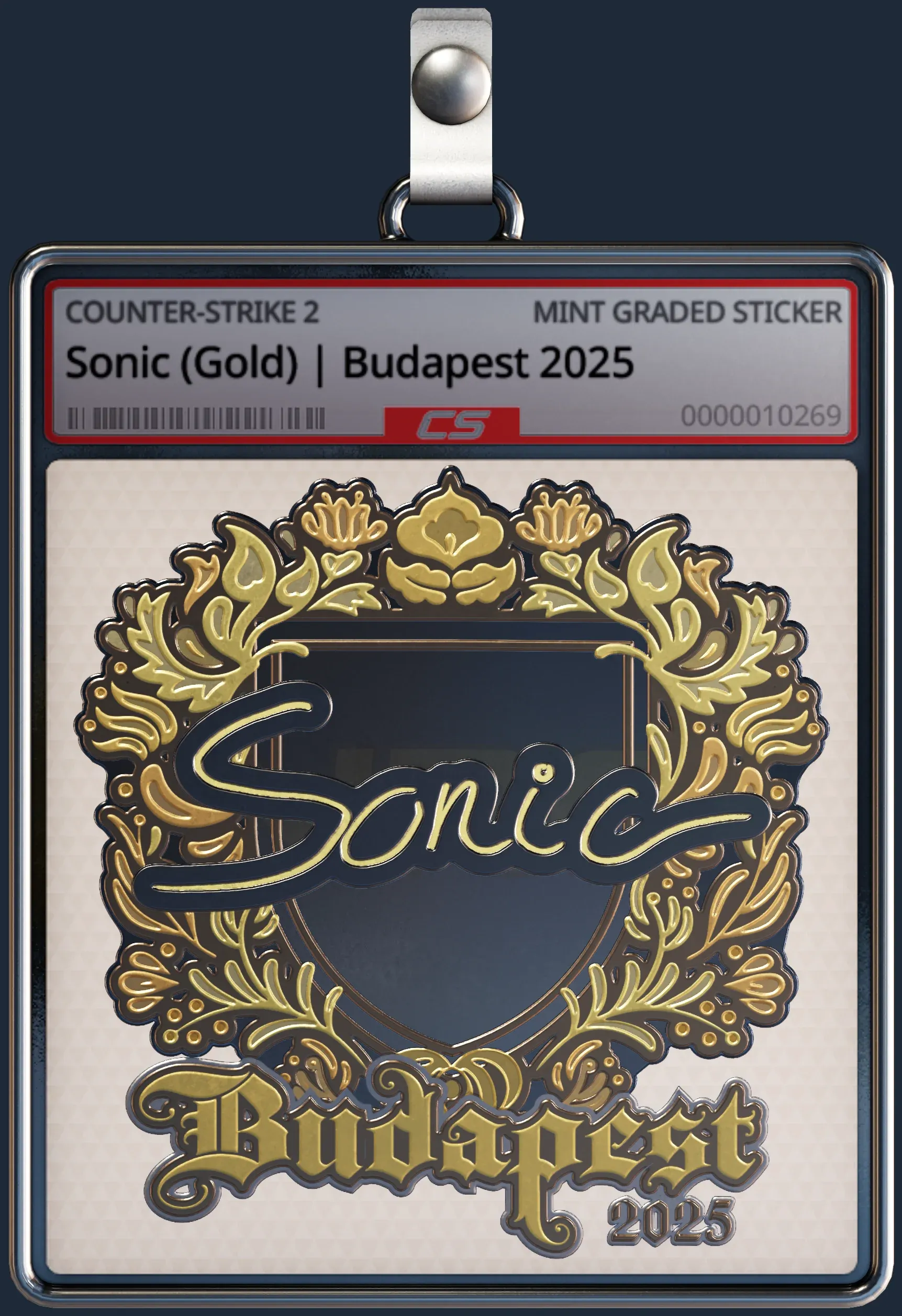 Sticker | Sonic (Gold) | Budapest 2025