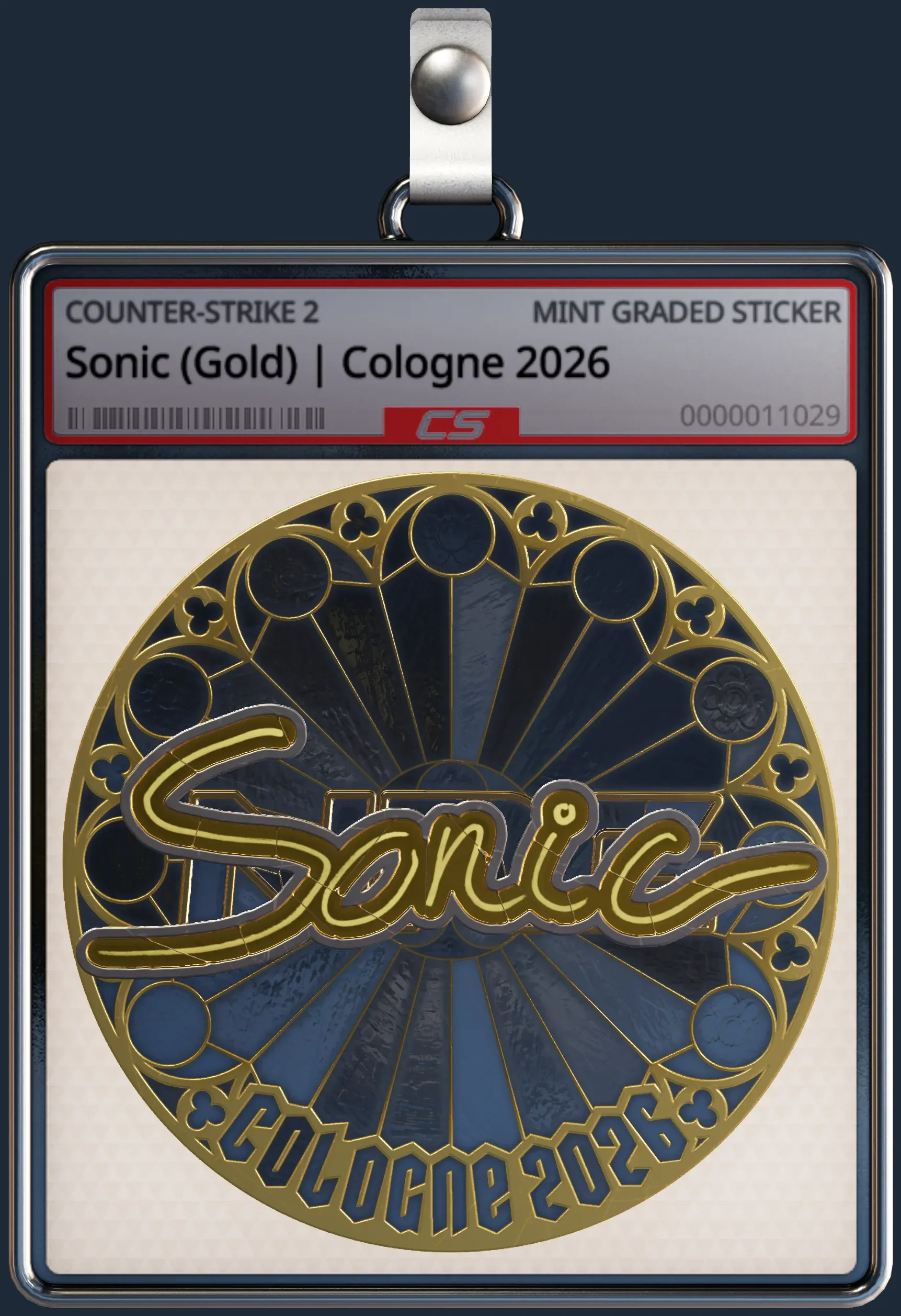 Sticker | Sonic (Gold) | Cologne 2026