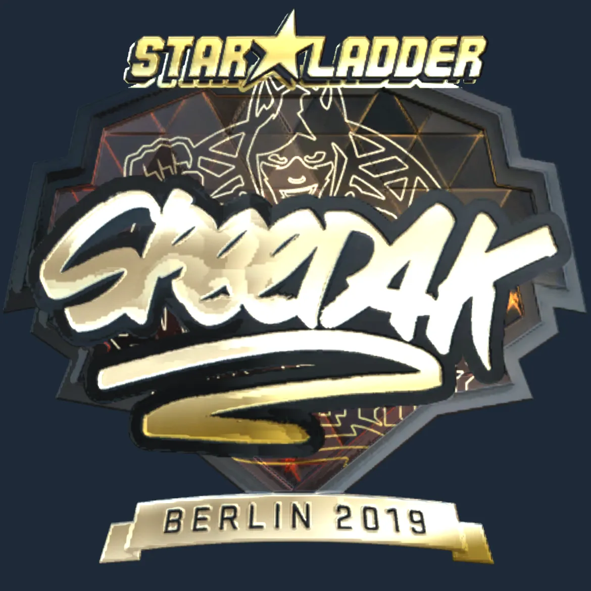 Sticker | speed4k (Gold) | Berlin 2019