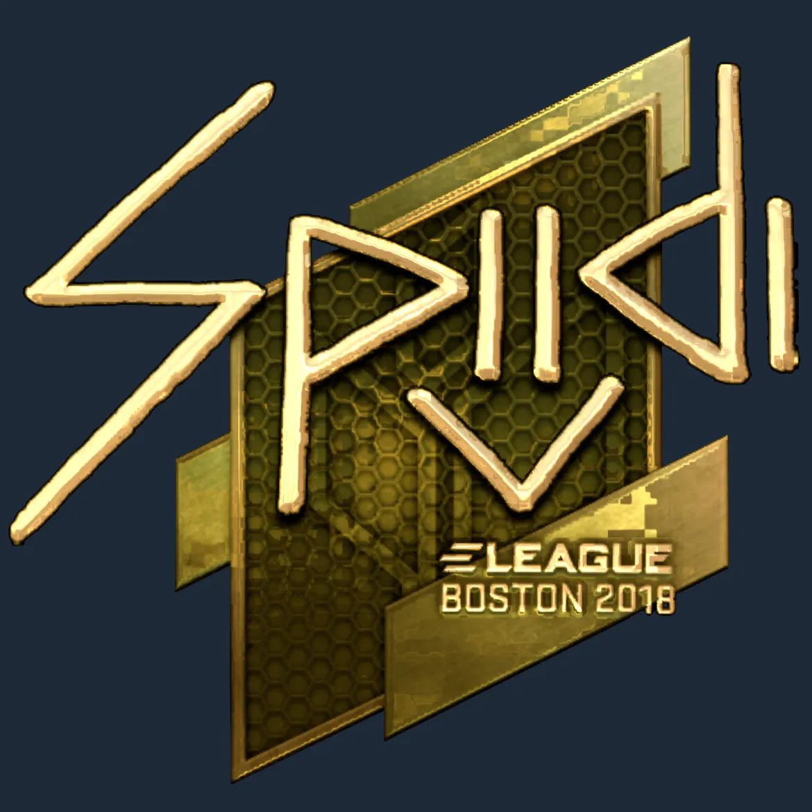 Sticker | Spiidi (Gold) | Boston 2018