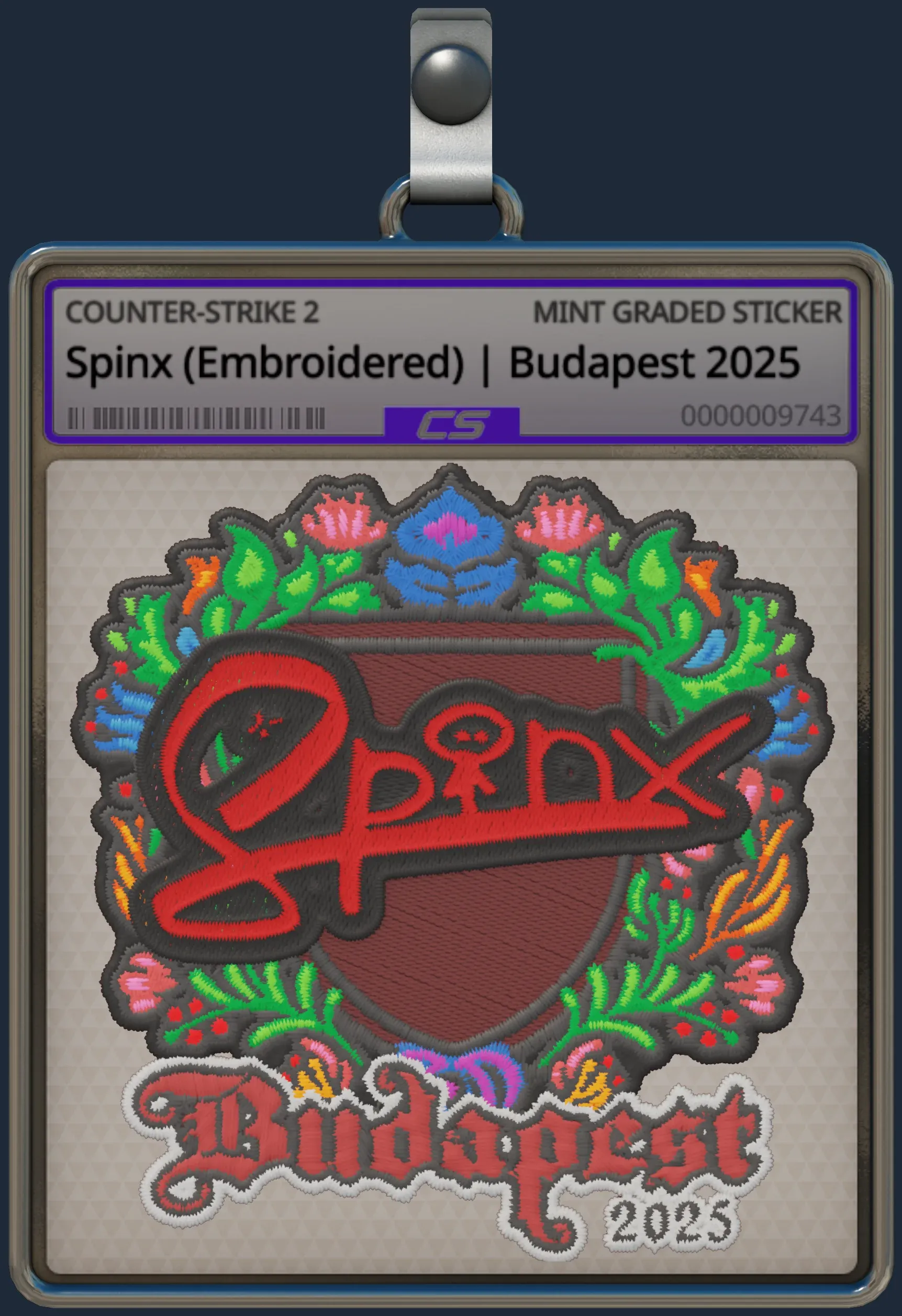 Sticker | Spinx (Embroidered) | Budapest 2025